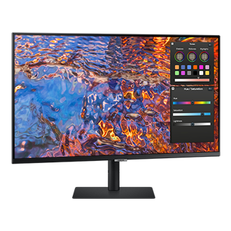 32" UHD Monitor with DCI-P3 98%, HDR and USB type-C Swivel2 Black 