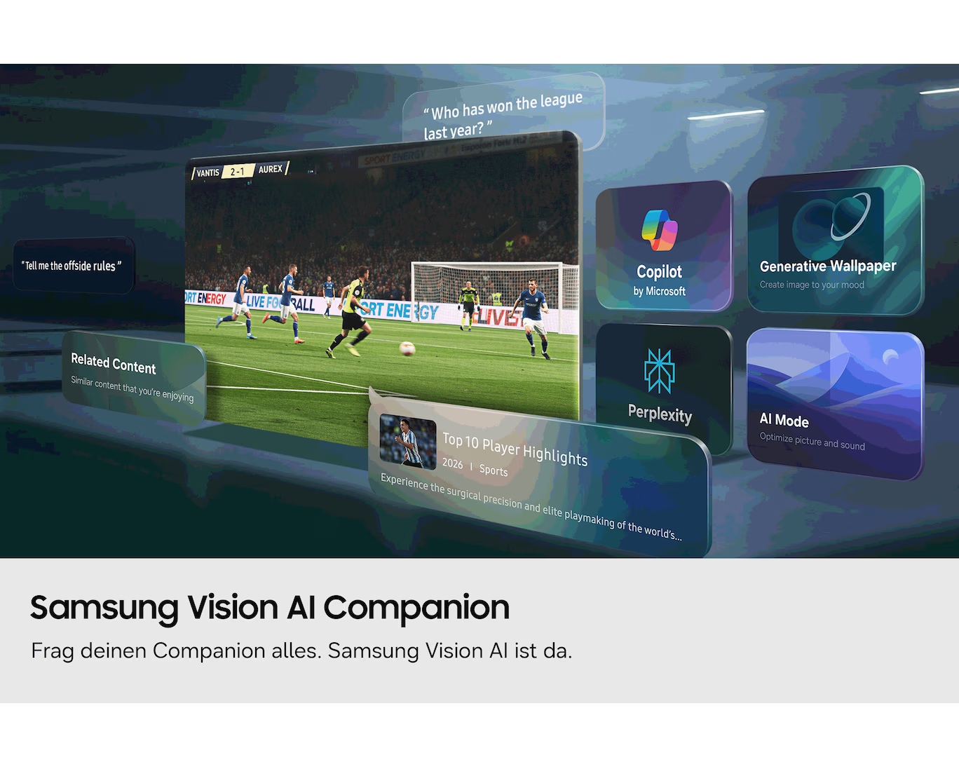 85" Micro RGB R95H 4K Samsung Vision AI Smart TV (2026) Black