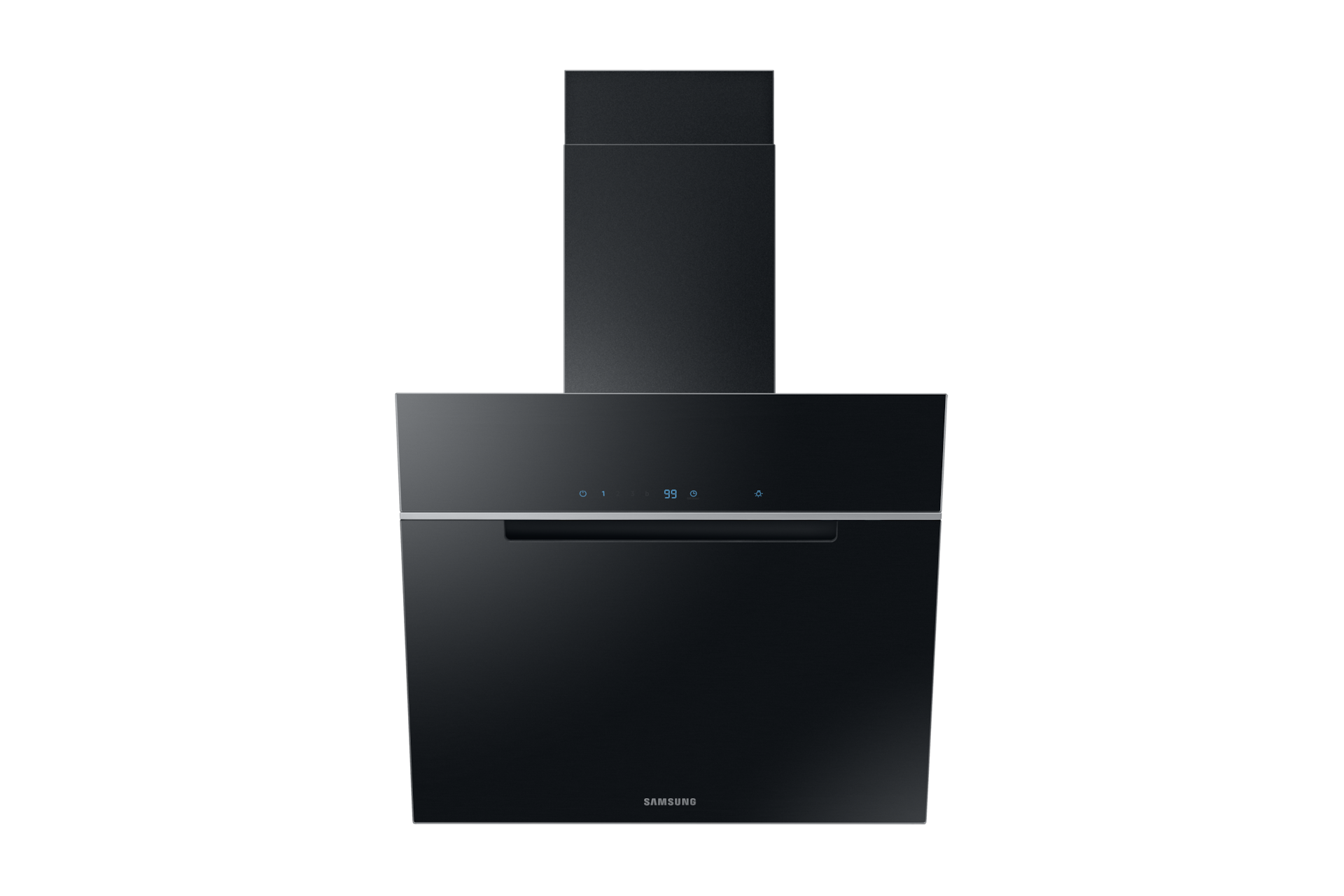 NK7000MM Hood with Power Ventilation System Front-with-Duct Black 