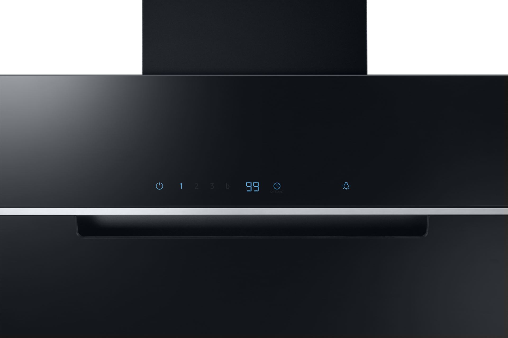NK7000MM Hood with Power Ventilation System Detail Black 