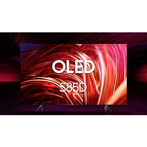 A Samsung OLED S85D TV.