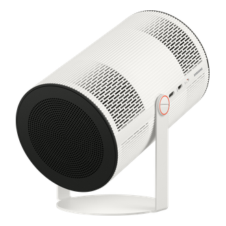 The Freestyle+ - AI Smart Projektor (2026) R-Pers-Tilted2 Ceramic White 