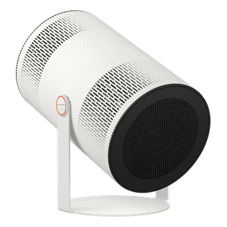 The Freestyle+ - AI Smart Projektor (2026) L-Pers-Tilted2 Ceramic White 