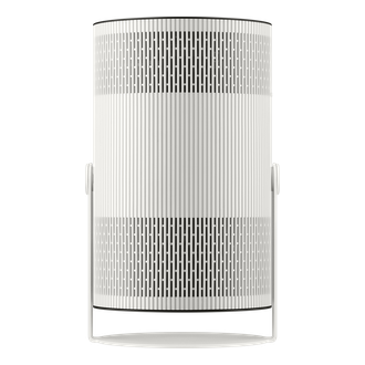 The Freestyle+ - AI Smart Projektor (2026) Front2 Ceramic White 