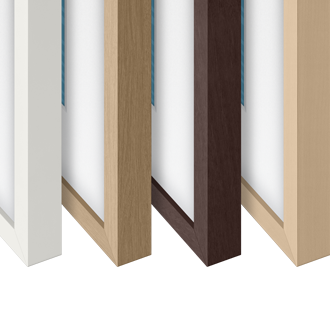 Dekorahmen, Modern, The Frame TV  Detail1 Beige Wood 