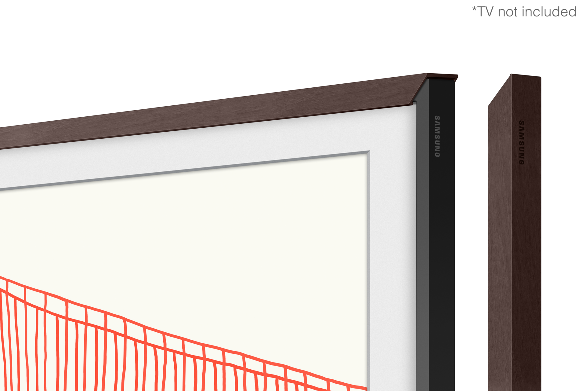 Dekorahmen, Modern, The Frame TV  Dynamic3 Brown 