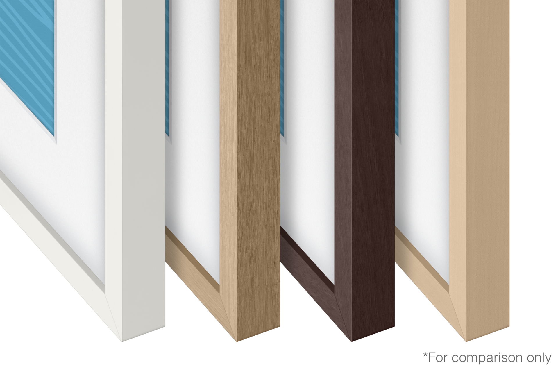 Dekorahmen, Modern, The Frame TV  Detail1 White 