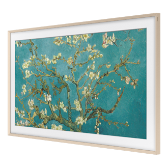 Dekorahmen, Angeschrägt, The Frame TV  R-Perspective Sand Gold 