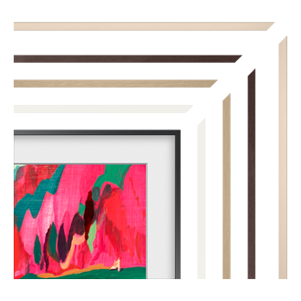 Dekorahmen, Modern, The Frame TV ab 2021 (kompatibel mit Pro) Detail2 Phantom Brown 