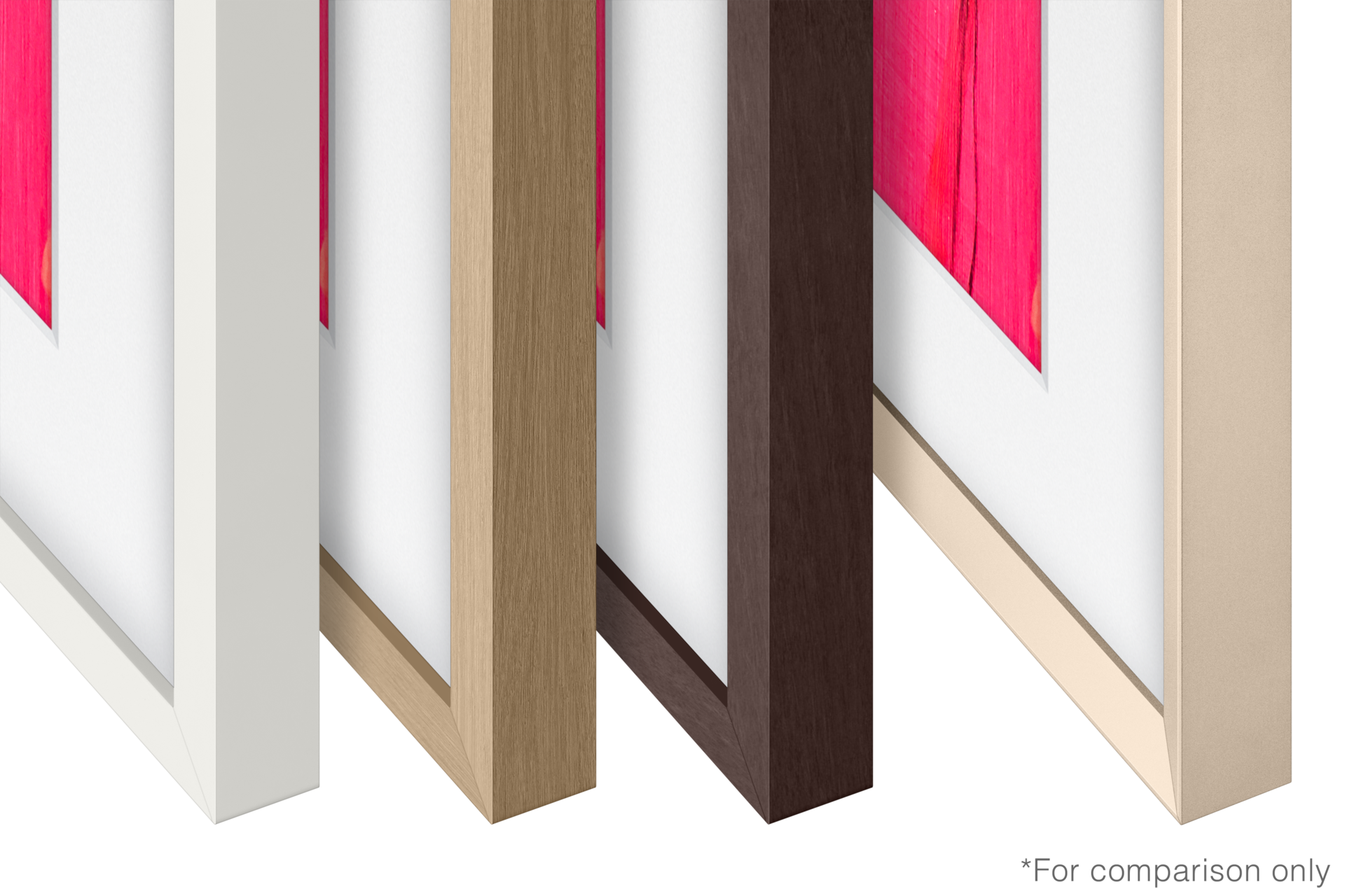 Dekorahmen, Modern, The Frame TV ab 2021 (kompatibel mit Pro) Detail1 Phantom Brown 