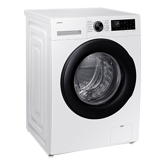 Laundry WW5000F with SmartThings AI Energy mode and Grade A Energy Efficiency L-perspective White 