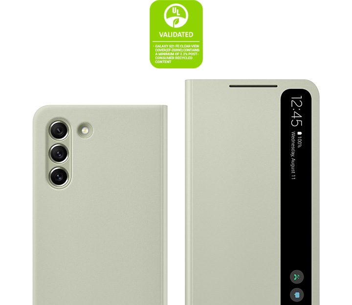 Fe 5g Smart Clear View Cover S21 Phone Case Samsung S21+ Clear