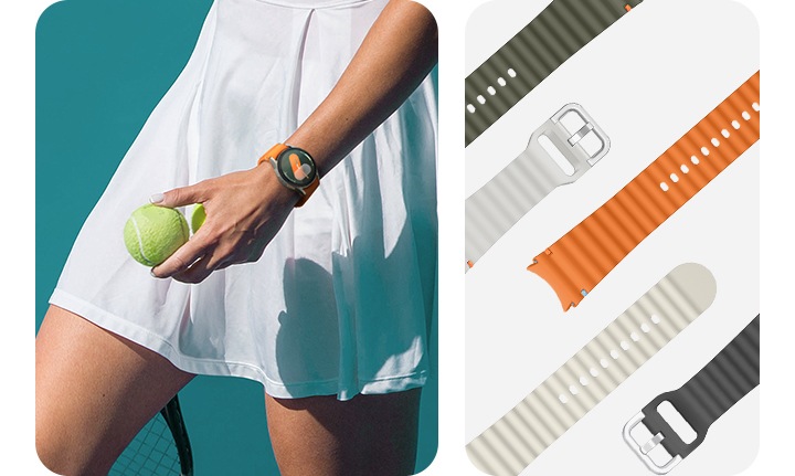 Galaxy Watch7 Sport Band S M Cream Samsung AU