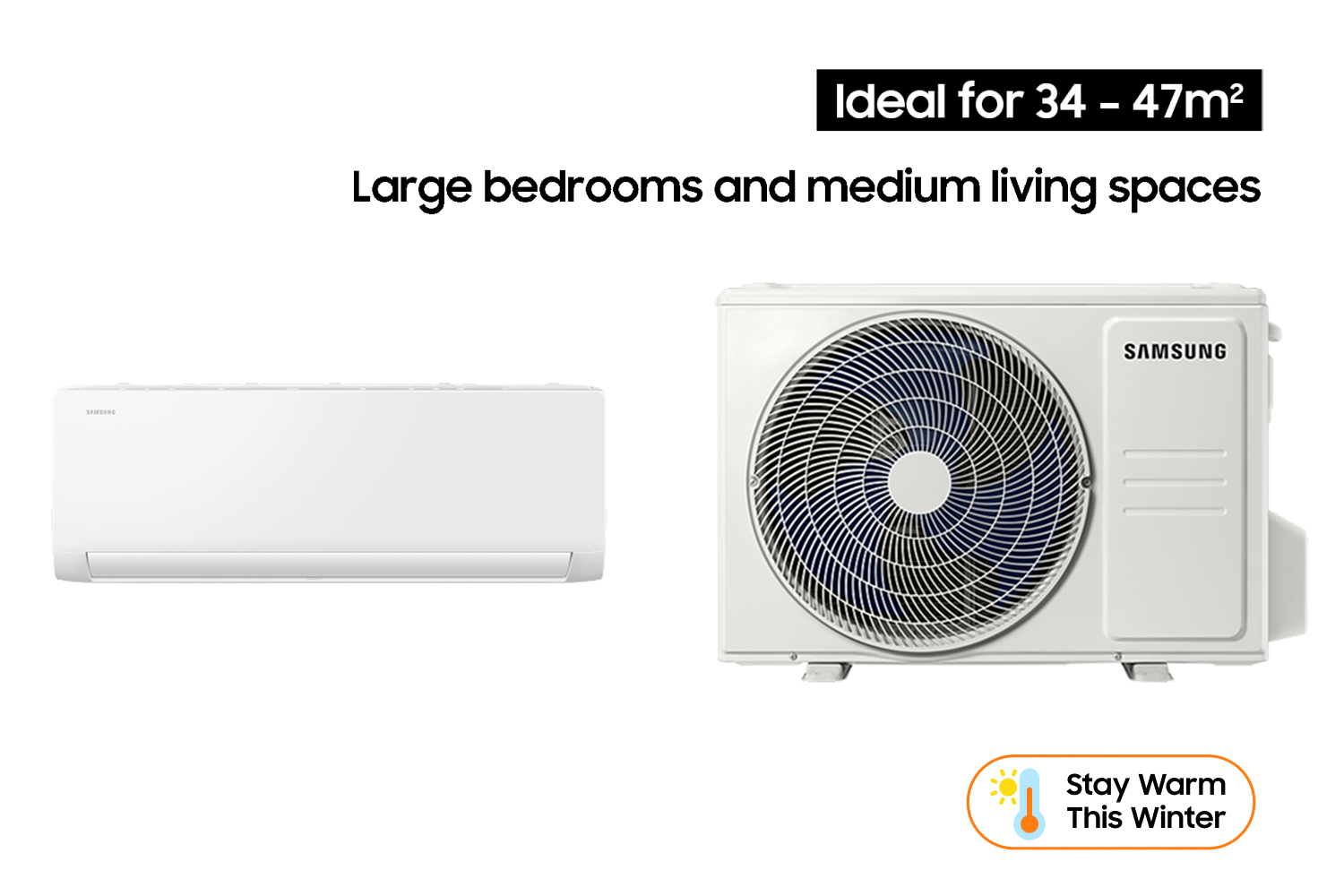 AR40 Reverse Cycle Split System Wi-Fi 5kW White