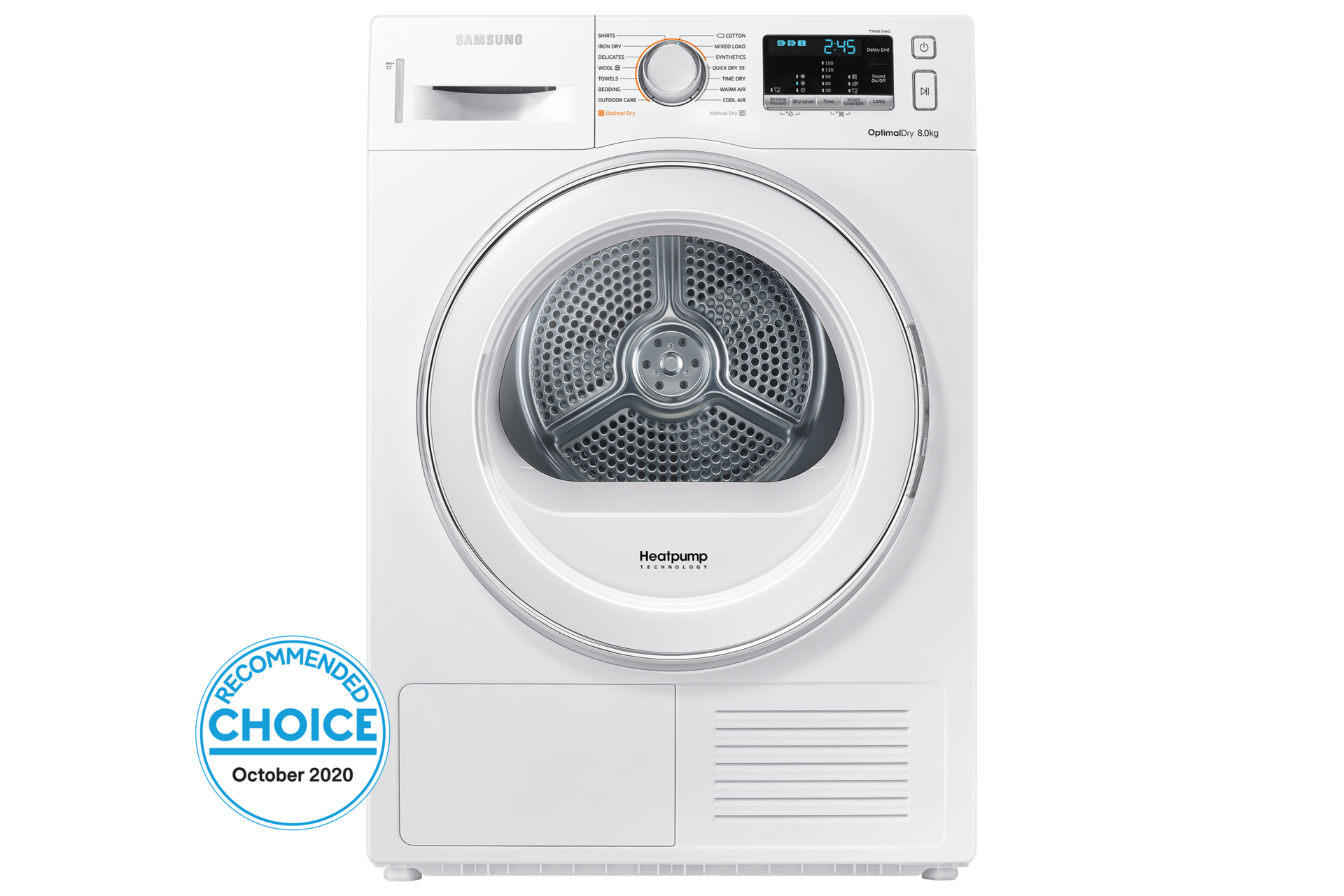 8kg Heat Pump Dryer Dv80m5010iw Samsung Australia