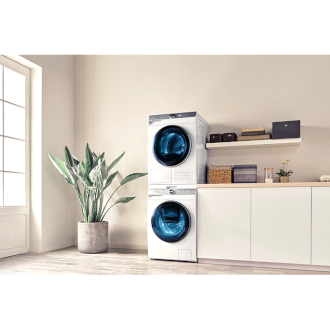 Samsung 8kg smart ai on sale heat pump dryer dv80t5420aw