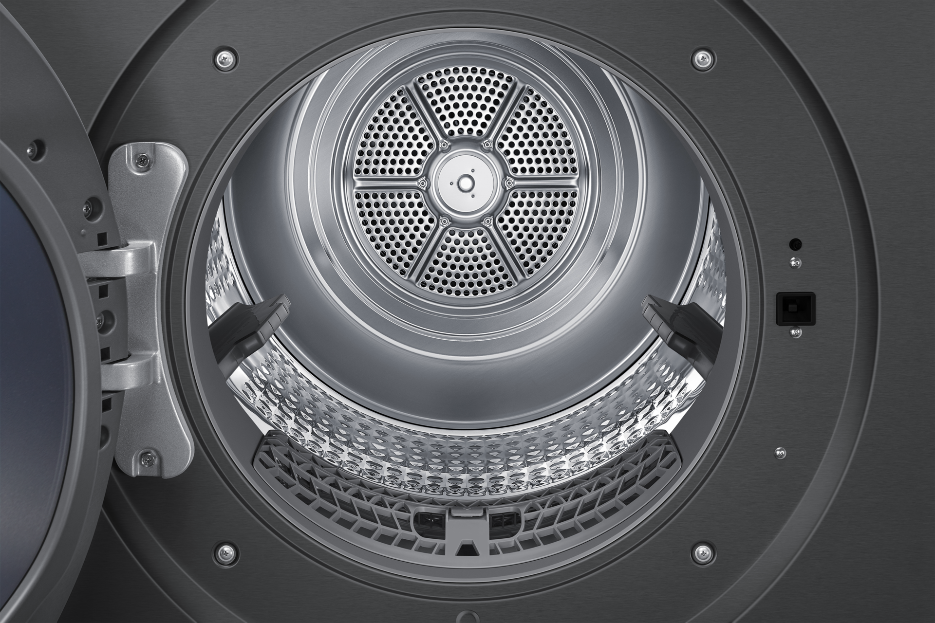 Bespoke AI Laundry Dryer with Hybrid Heat Pump 2025 Detail1 Gray 