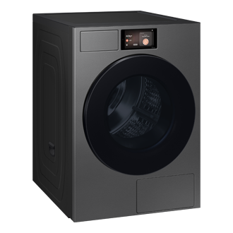 Bespoke AI Laundry Dryer with Hybrid Heat Pump 2025 L-Perspective Gray 