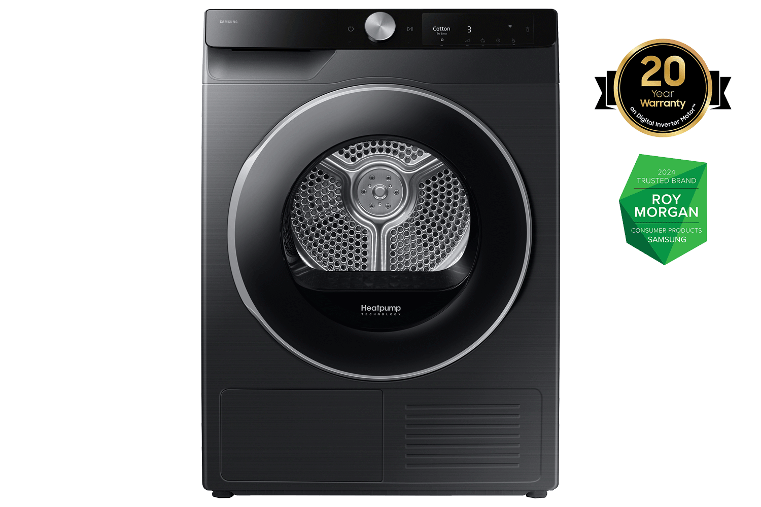 9kg Smart Heat Pump Dryer - DV90T6440LB
