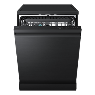 Freestanding Dishwasher Auto Open Door 15 Place Setting  Front-Open Black 