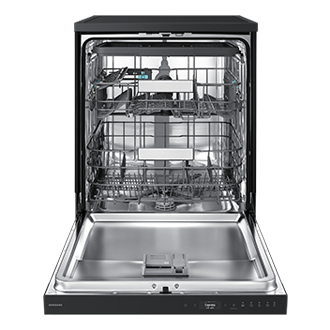 Freestanding Dishwasher Auto Open Door 15 Place Setting  Front-Open2 Black 