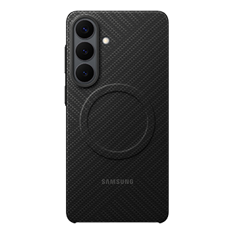 Galaxy S26+ Carbon Magnet Case Front Black 