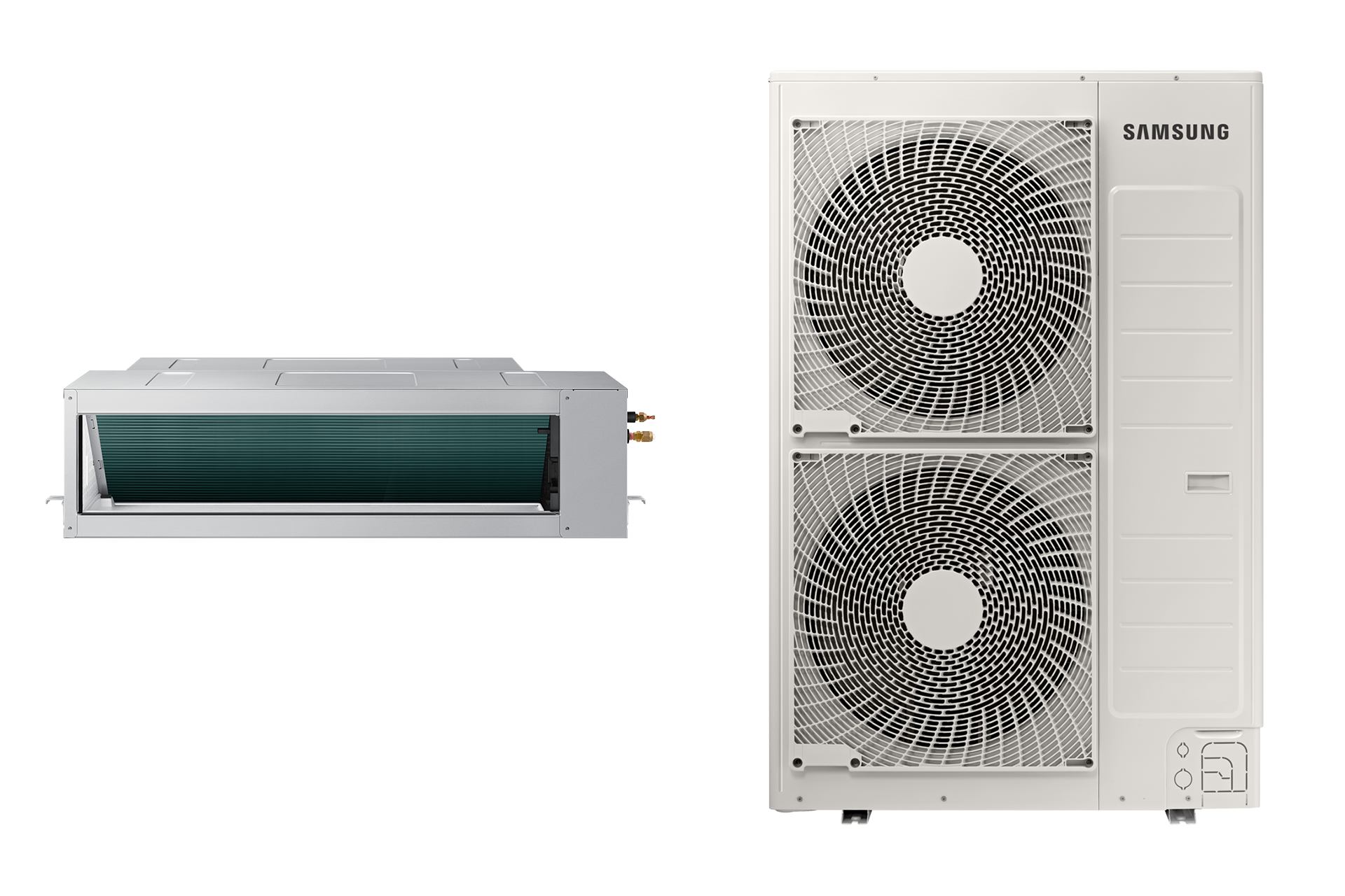 Wi-Fi High Efficiency Splittable Duct System (Single Phase) 14.0kW Silver