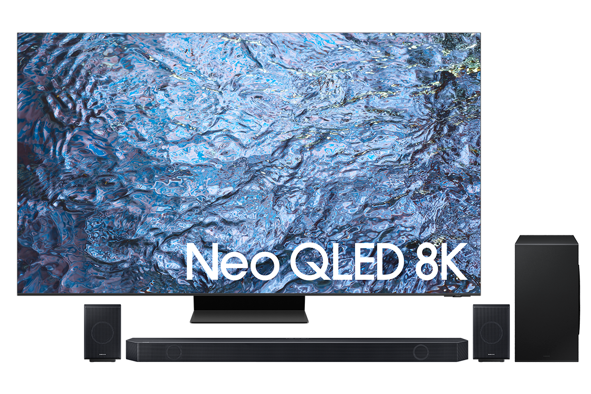 Samsung qled 2024 tv soundbar