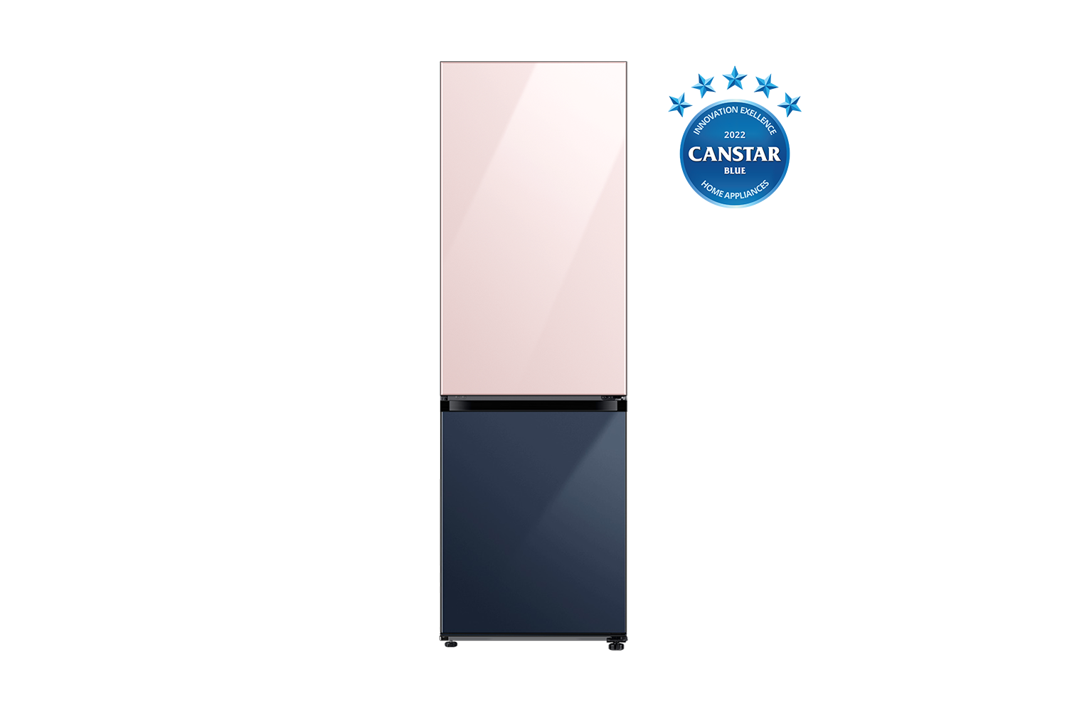 339L BESPOKE Modular Bottom Mount Refrigerator, with Clean Pink and
