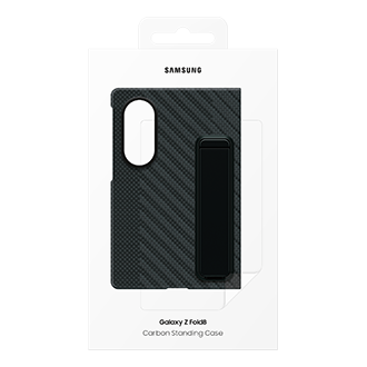 Galaxy Z Fold8 Carbon Standing Case Package Black 