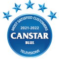 Samsung topped Canstar Blue’s TVs ratings for the SECOND year in a row, receiving five-star reviews for performance, user-friendliness, features & functionality, design, and overall satisfaction.