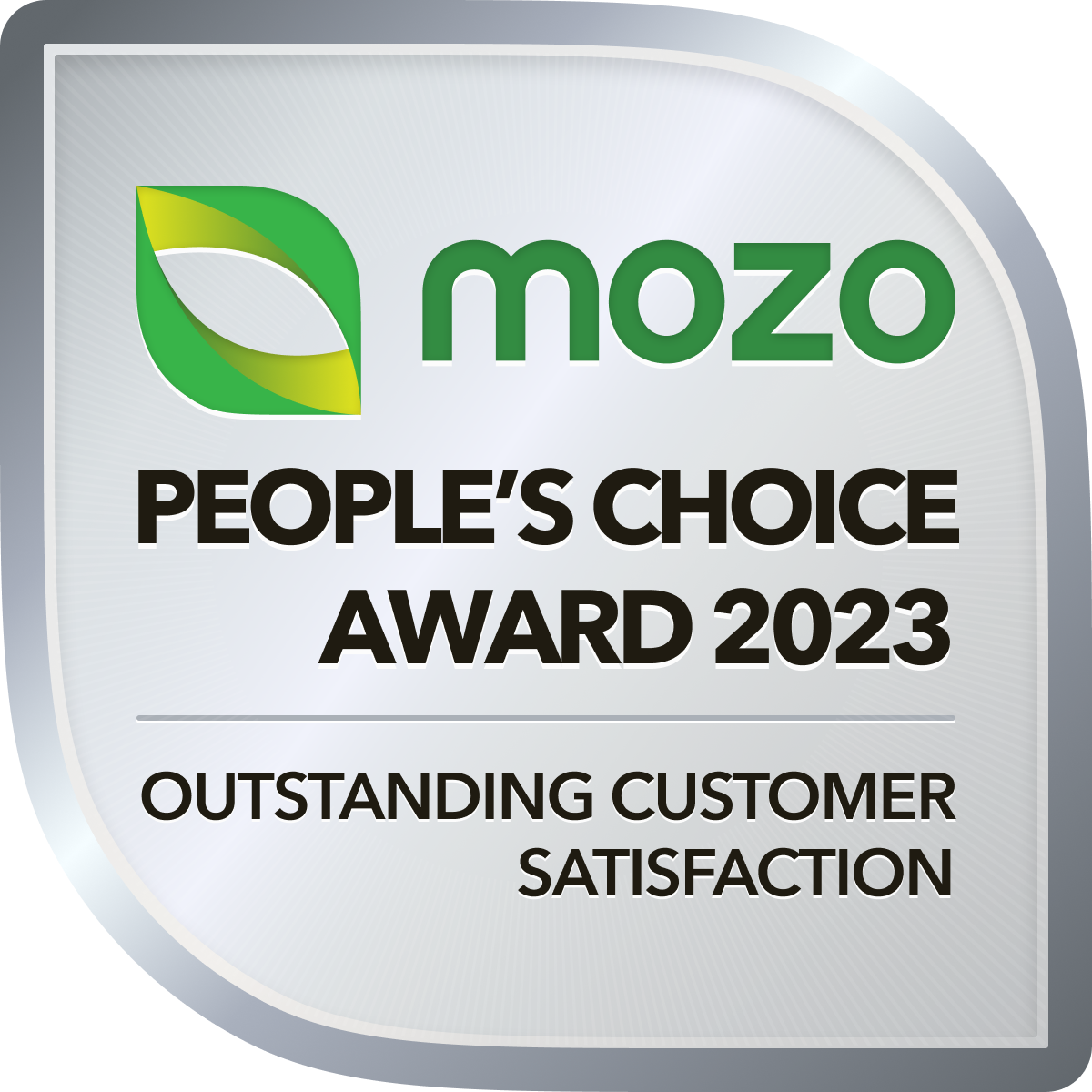 Mozo People's Choice Award  2023 Outstanding Customer Satisfaction