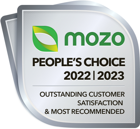 2022-2023 Mozo People Choice Award: Most Recommended & Customer Satisfaction