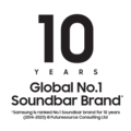 10 Years Global No. 1 Soundbar Brand*