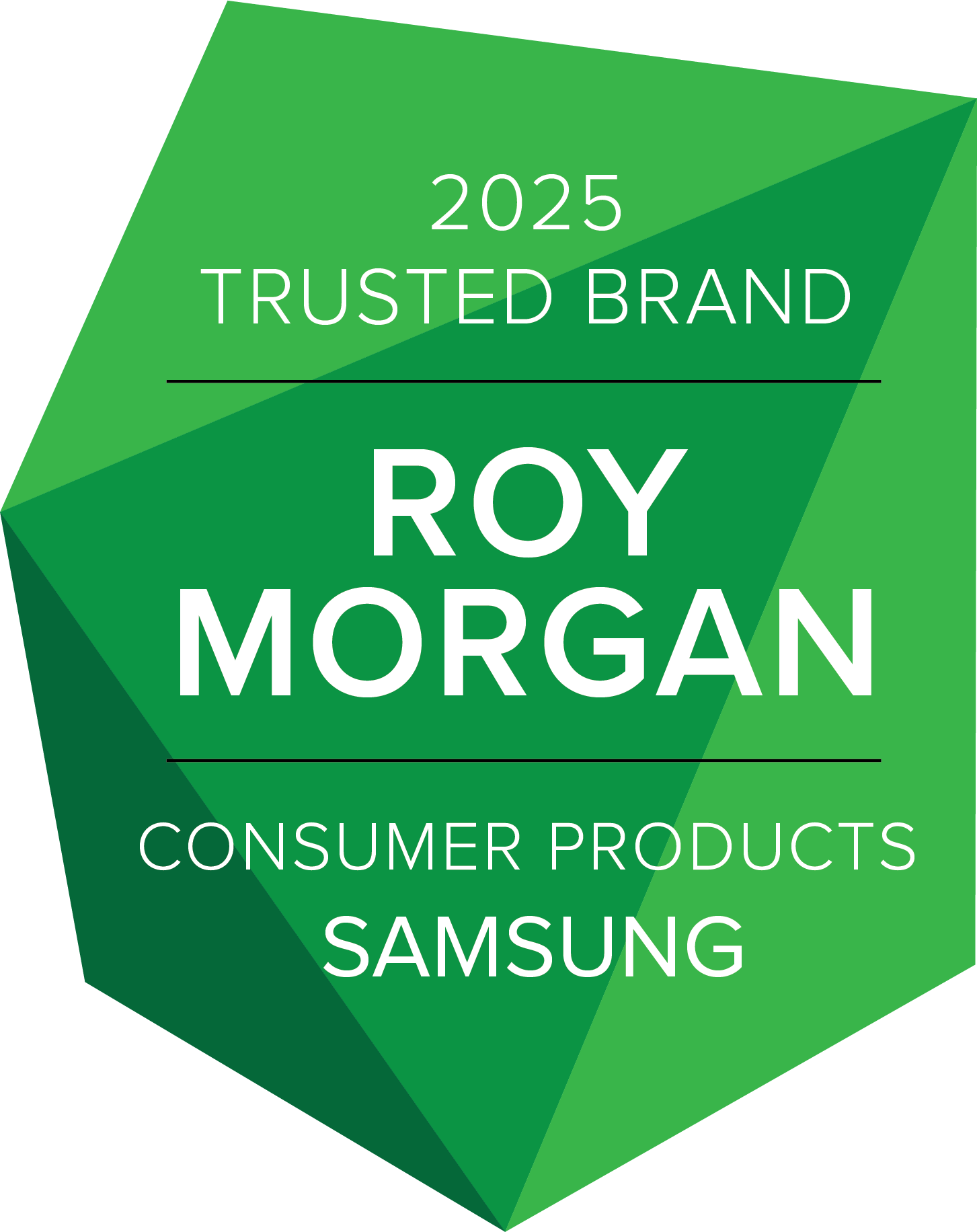 2019-2025 Roy Morgan Most Trusted Brand