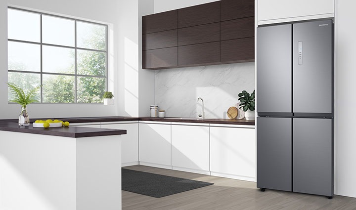 Samsung rf67qesl deals french door fridge