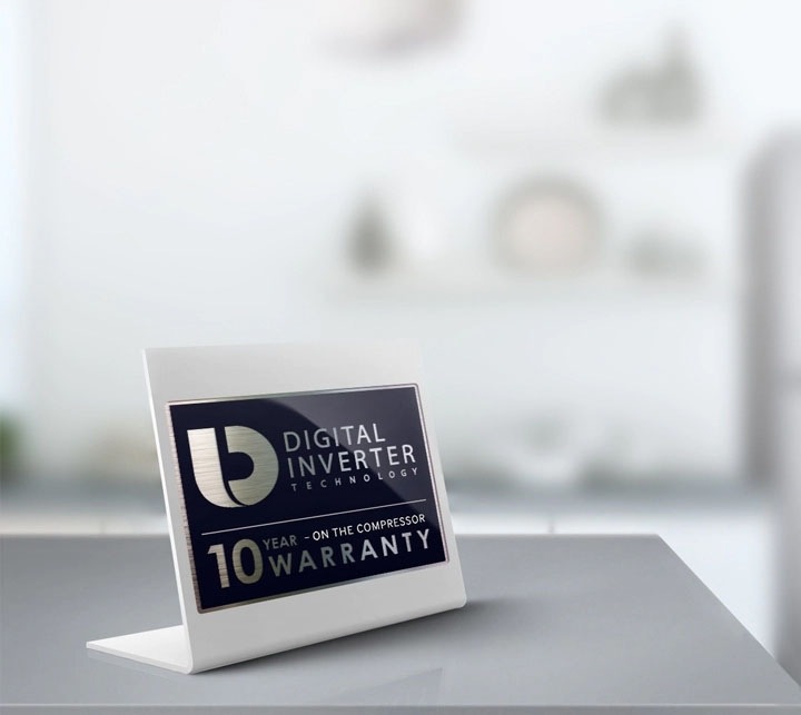 10-Year Warranty on the compressor for Digital Inverter™ Technology.