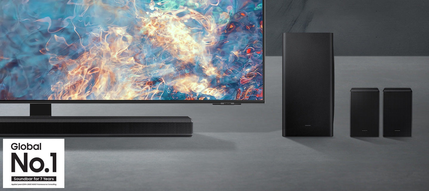 Jay Vee Technologies Samsung Q870A 5.1.4Ch Soundbar with True Dolby