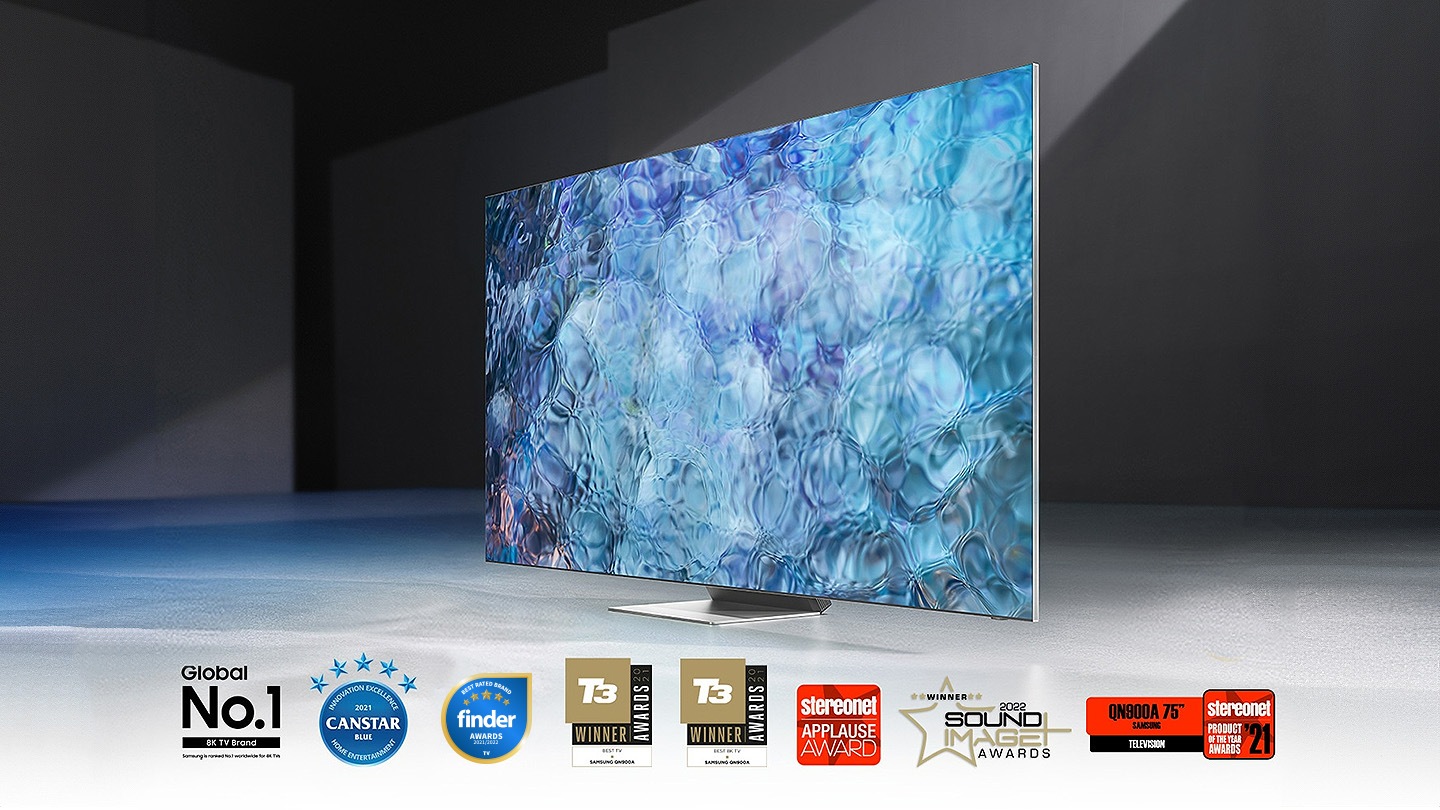 QN900A displays intricately blended color graphics which demonstrate long-lasting colors of Quantum Dot technology.