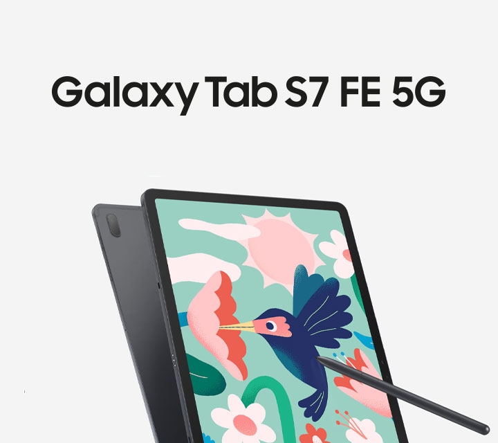 Galaxy Tab S7 FE 5G black 128 GB | Samsung Australia