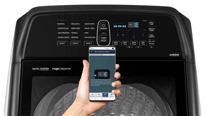 Top Load Washing Machine with 9kg WA90R6350BV SA Samsung Australia
