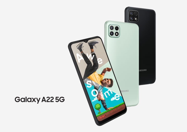 Galaxy A22 5G gray 128 GB | Samsung Australia