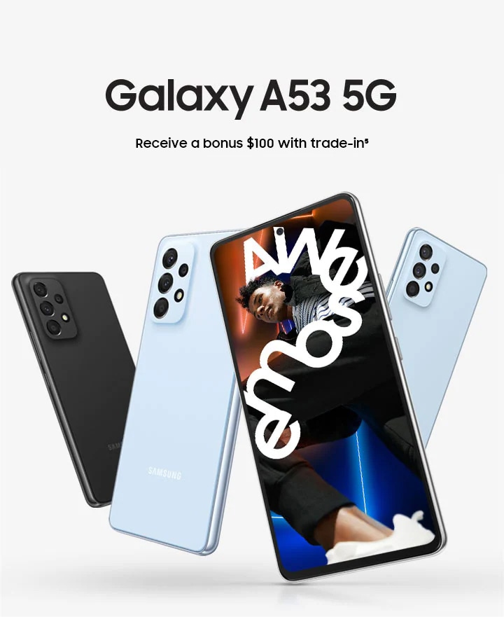 Galaxy A53 5G Single SIM Awesome Blue 6GB + 128GB | Samsung AU