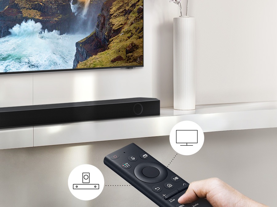 Samsung best sale soundbar tv