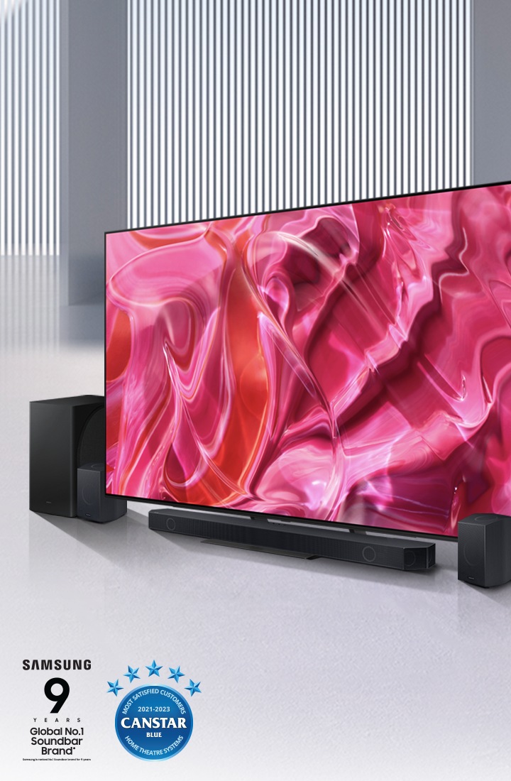 Barra de sonido Samsung 2023 HW-Q930C con Dolby Atmos y DTS: X, Q-Symphony,  9.1.4 ch, 540W, Subwoofer inalámbrico · Samsung · El Corte Inglés