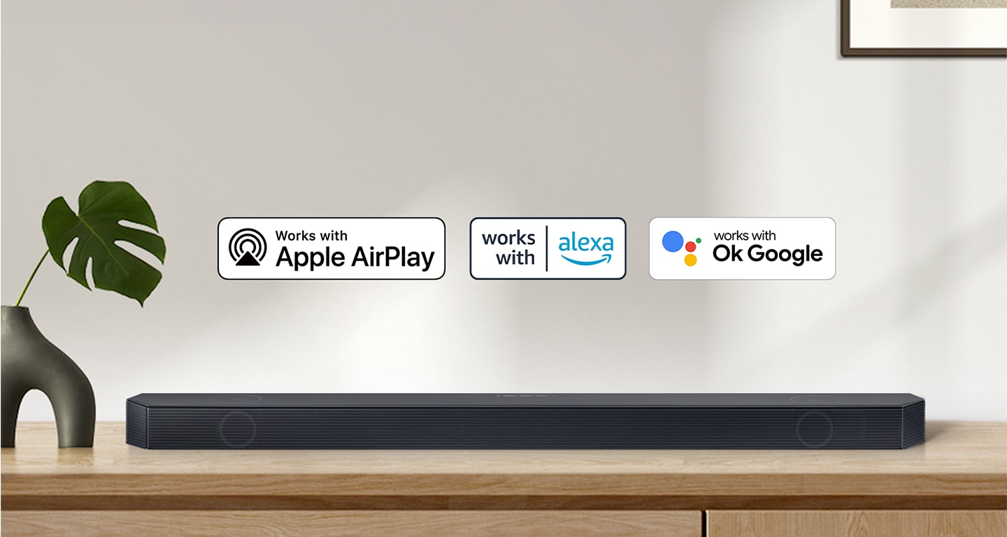 Works with Google, Alexa, Apple AirPlay 2 and more*