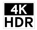 4K HDR logo Icon