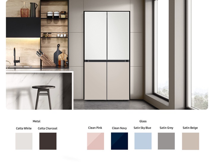 BESPOKE refrigerator custom panels