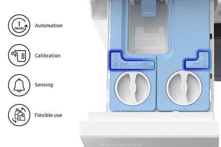 QuickDrive™ saves 50% of washing time.