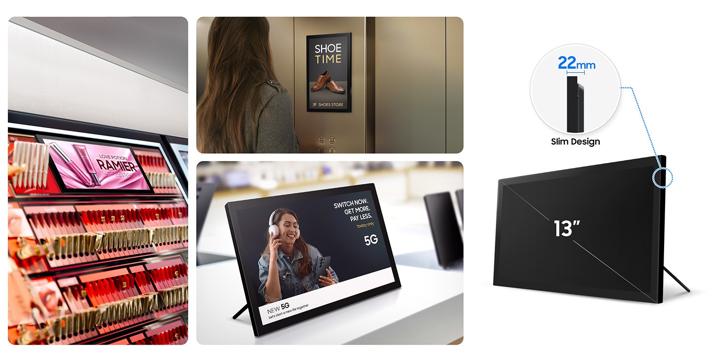 Small and slim, great flexibility